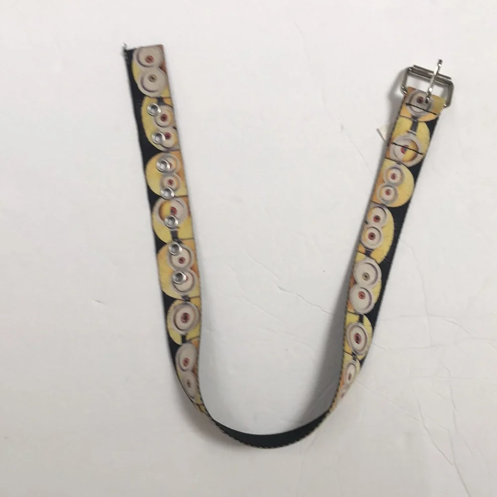 Despicable Me Minions Black Web Belt Small/ Medium